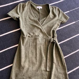 Madewell olive dress